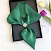 Diamond Wraps Neck Satin False Collar Fashion Cross Scarves