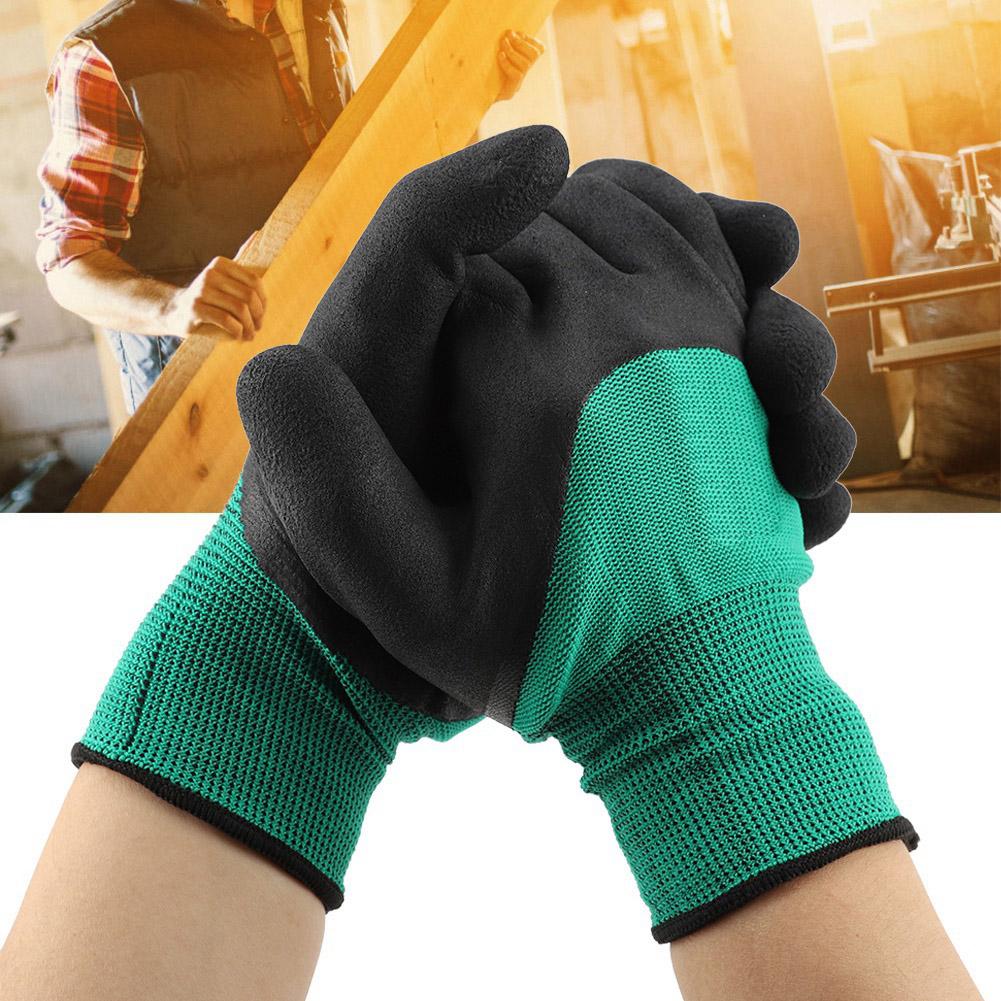1 пара нескользящих износостойких рабочих перчаток для сада и обработки