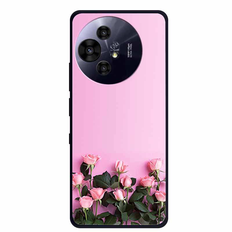 Для TCL 50 Pro NxtPaper 5G Чехол Черный Силиконовый Чехол для 50 Pro NxtPaper Защитный Чехол Coque для TCL 50 NxtPaper 5G TPU Чехлы