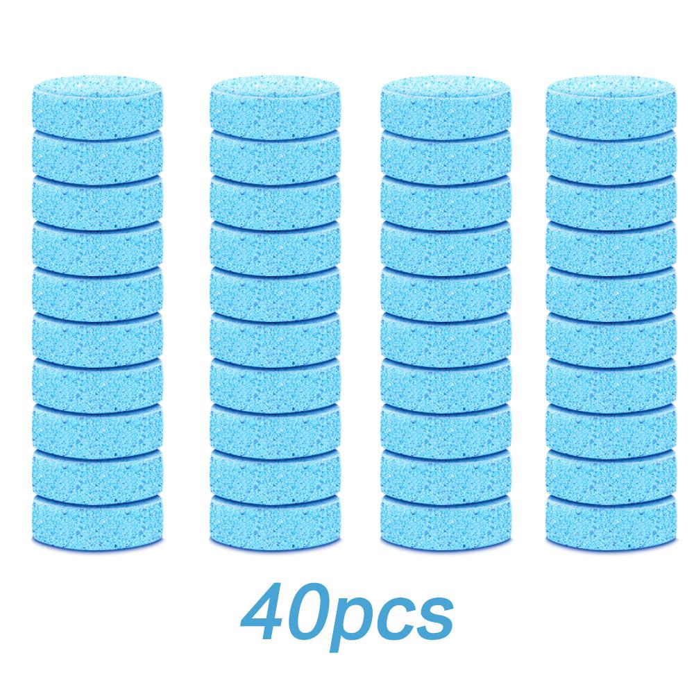 5/10/20/40/60Pcs Solid Cleaner Car Windscreen Wiper Effervescent Tablets Glass Toilet Cleaning Car Accessories