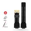 16 мм Ремешок из смолы и силикона для Casio G-Shock GA-100/110/120 GA400/700 GD-100/110 G-8900 GLS-100 Мужской женский Черный Золотой Ремешок для часов
