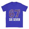 Six Seven Italian Brainrot TShirts for Men  Leisure Cotton Tee Shirt Crewneck Short Sleeve T Shirt Plus Size Clothes