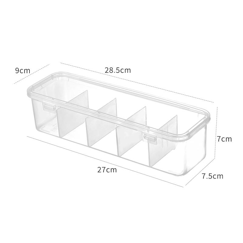 Прозрачный органайзер для зарядных кабелей, коробка для укладки кабелей передачи данных, USB-бокс для хранения, маленький органайзер для настольных аксессуаров и хранения