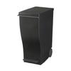 Trash Can with Lid and Casters Kcud Slim Pedal Black 33L KUD30BK Compatible with 45 Liter Garbage Bags Sorting Slim Pedal Type Stylish I'mD