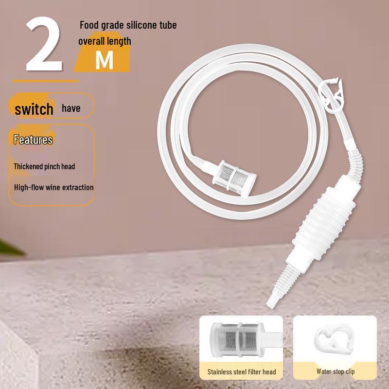 Пробоотборник для вина и самовсасывающий сифонный фильтр