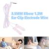 2.0/3.5mm Conductive Ear Clip Cables – Standard Pin Connectors for Digital TENS Units and Muscle Stimulation Therapy Devices