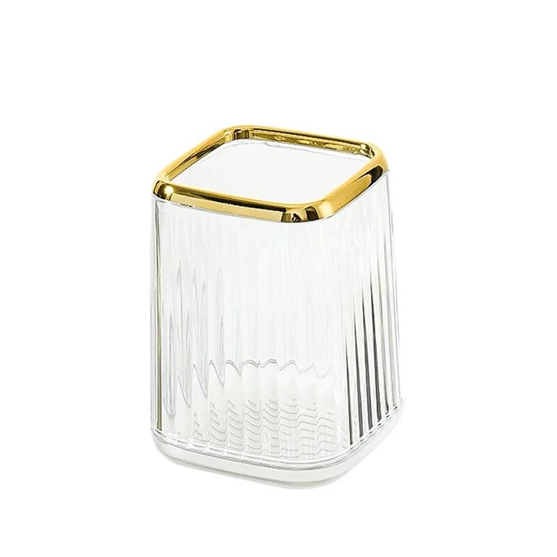 Роскошные органайзеры для макияжа, настольный ящик для хранения косметических кистей, офисный чехол для ручек, органайзер для кистей для макияжа, держатель для губной помады и всякой всячины