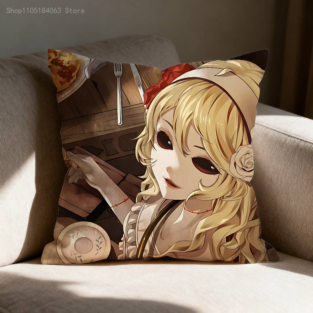 Чехол на подушку Identity V для 45x45см 55x55см 30x30см Квадратный Автомобильный Чехол Декор для Дома Спальни Подарок