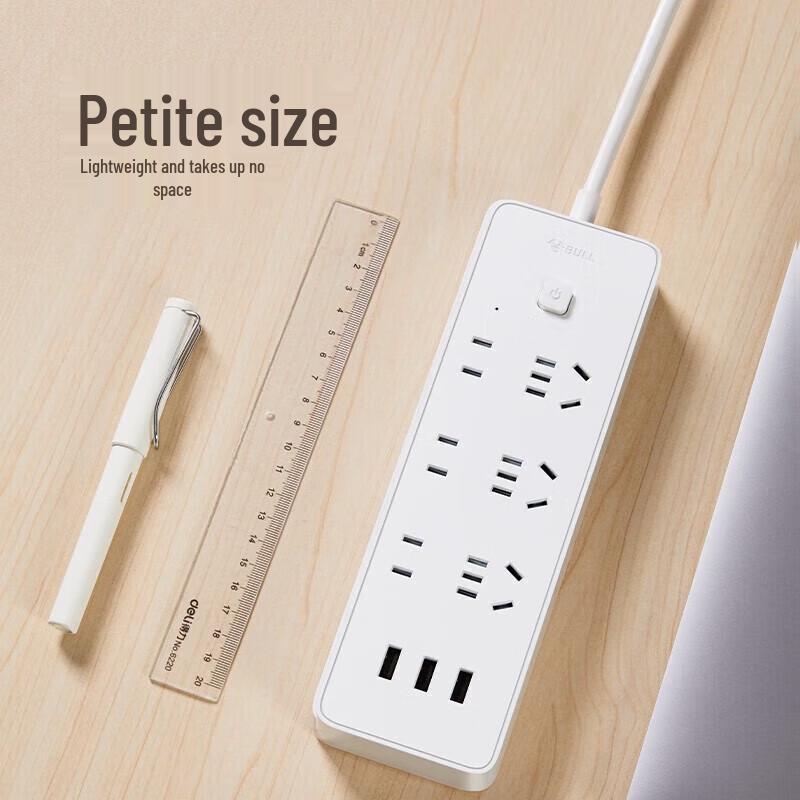 Bull Power Strip with USB and AC Outlets