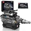 Mould King 10205 V12 Engine Building Working Car Engine STEM Educational DIY Engineering Gift for Adults and Kids Blocks, 733+ Pieces, Model, Kit,