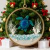 Christmas Decoration Ocean Series Acrylic Ornaments Xmas Hanging Decor with Ocean Themes Festive Gift for Home And Tree Display