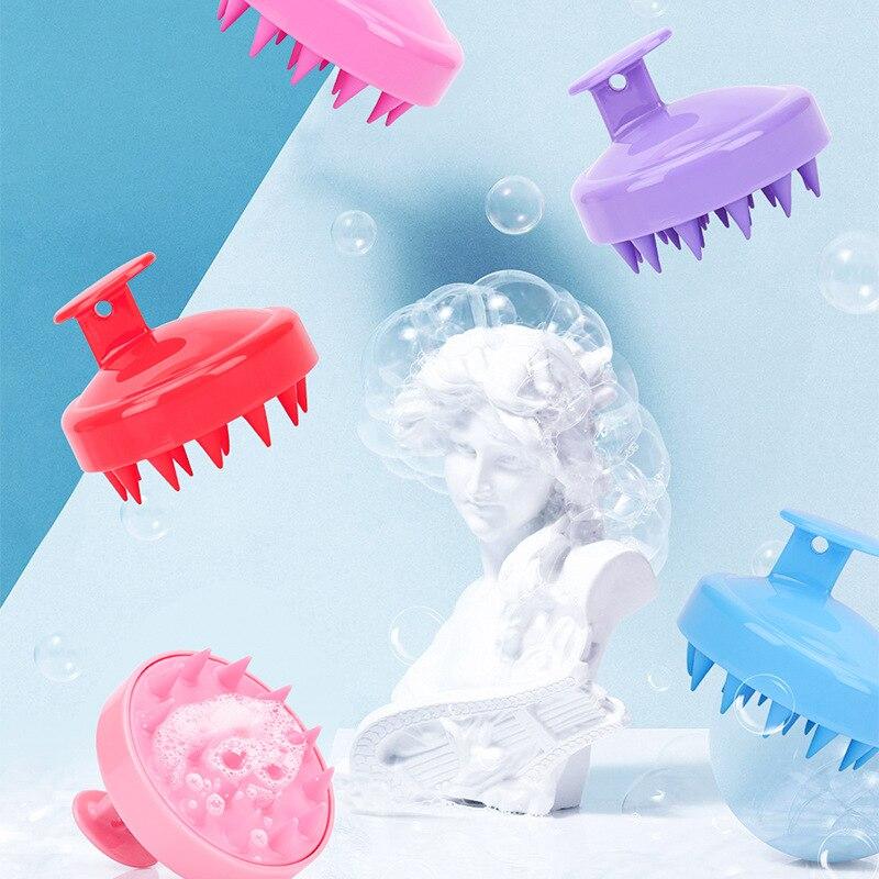 Силиконовые щетки для шампуня, корень волос, зуд, очистка кожи головы, расческа для ванны, парикмахерская, спа, домашний массаж, щетка для шампуня, инструменты для укладки волос