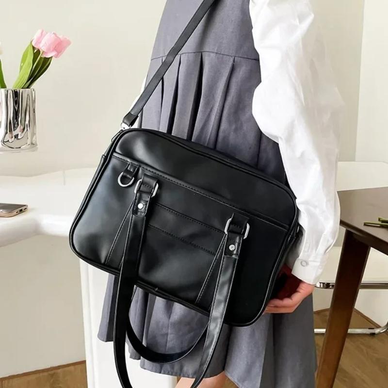 Японская сумка через плечо Kawaii для женщин, Itabag из искусственной кожи, прозрачная сумка JK, большая сумка, сумки в стиле преппи, сумка Ita, сумка через плечо