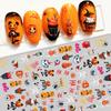 Halloween Self-Adhesive Nail Sticker Cute Skull Spider Pumpkin Decal for Nail Art Decoration