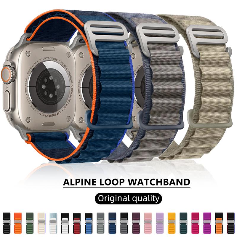 Alpine Strap For Apple Watch Band Ultra 4 2 3 Watchband 45mm 49mm 42mm 46mm 44mm 41mm 40mm Bracelet Iwatch Series 12 11 9 SE 10 3