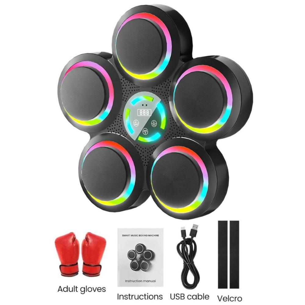 Wall Mounted Smart Music Boxing Machine Reaction Training Equipment Home Exercise