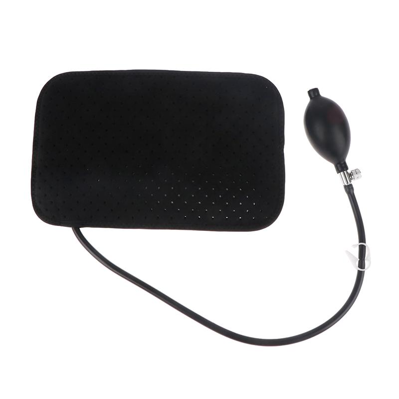 Надувная подушка для поясничной поддержки, портативная, для шеи и плеч, для коррекции осанки, массажная, ортопедического дизайна для облегчения боли в спине