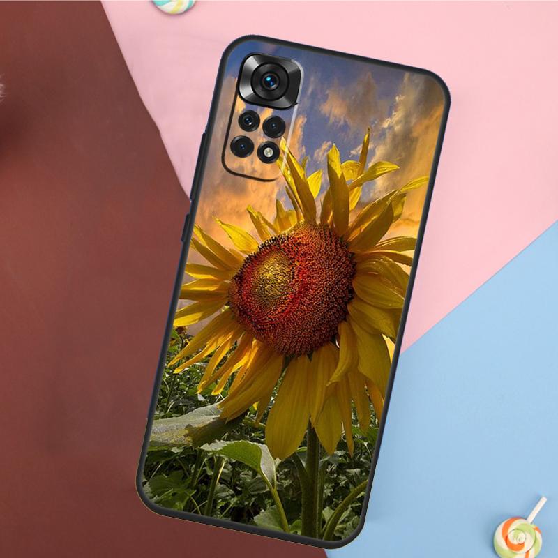 Красивая желтая подсолнух Чехол для Xiaomi Redmi Note 13 Pro 14 12 11 9 10 9S 10S 11S 12S Redmi 10C 12C 13C 14C Чехол