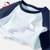 Hello Kitty Детская весенне-осенняя футболка с длинным рукавом 2026 года Новый стиль Модная детская базовая футболка Модная