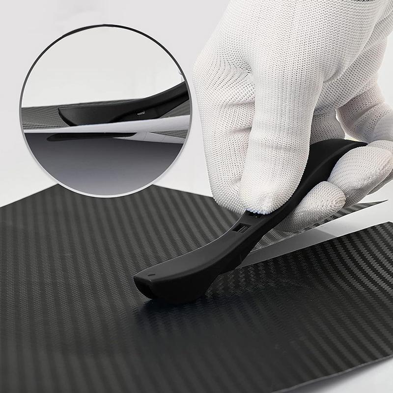 Нож для резки оберточной пленки с лезвиями, резак для виниловой оберточной бумаги из углеродного волокна, резак для резки тонировочной наклейки для автомобиля