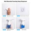 Электрический дозатор мыла, перезаряжаемый распылитель пены с 2 насадками, настенное крепление, многоразовый пенопласт