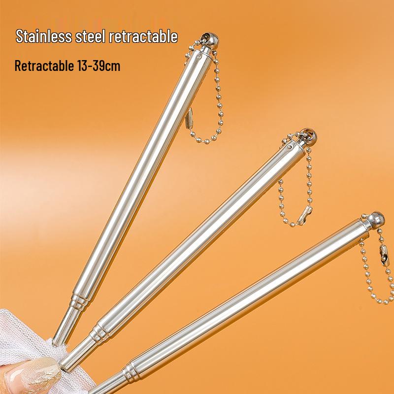 Retractable Stainless Steel Coarse & Fine Mesh Fishing Net - Durable & Flexible Landing Net