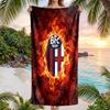 Bologna FC принт Быстросохнущее пляжное полотенце Микрофибра Впитывающее Портативное Дорожное Полотенце для плавания