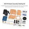 Светодиодный цифровой FM-радио DIY Kit SCM FM-радио модуль Паяльный комплект для практического проекта 5 Вт Динамик