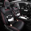 Roewe PLUS All-Season Full Coverage Leather Mesh Fabric Car Seat Cover for Five-Seaters
