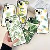 Flower Leaf Phone Case For iPhone Samsung Galaxy Redmi Xiaomi Oppo OnePlus Note S A 7 8 9 10 11 12 13 14 20 21 22 23 53 54 Pro Max Plus Ultra TPU Soft