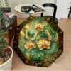 2D Печать 1 шт. Автоматический Ветрозащитный Зонт с Открытием/Закрытием, с Изысканной Орхидеей и Бабочкой - Легкий Компактный Складной Купол, Прочный Каркас Su