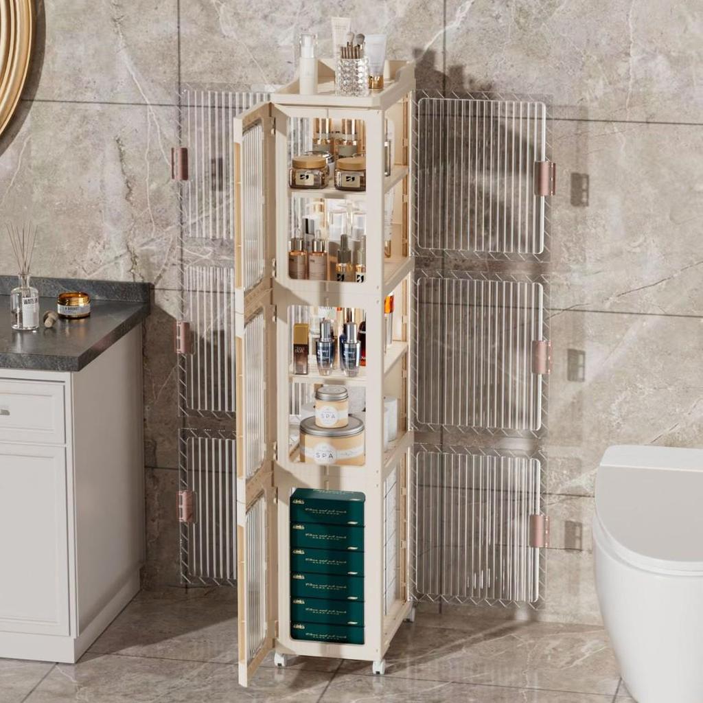 Waterproof Bathroom Gap Storage Cabinet & Drawer Rack