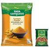 TATA Sampann Смесь сухофруктов и орехов, 200 г и порошок куркумы Tata Sampann с натуральными маслами, 500 г