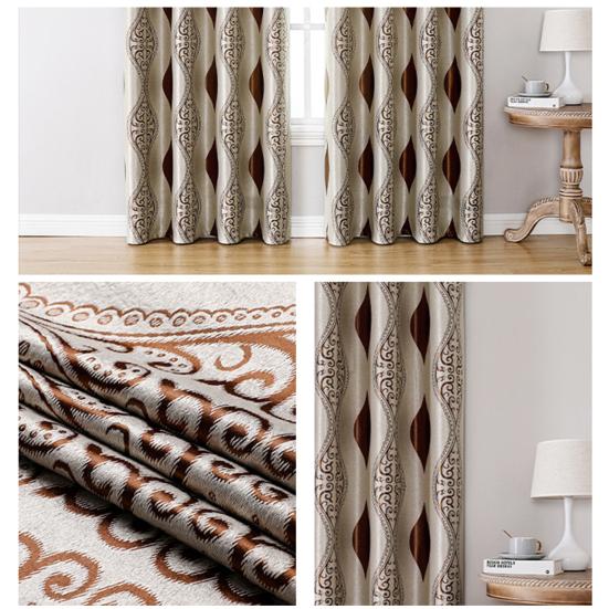 Полиэстеровая занавеска премиум-класса, устойчивая к разрыву, стильная затемняющая занавеска из полиэстера с люверсами для детской комнаты