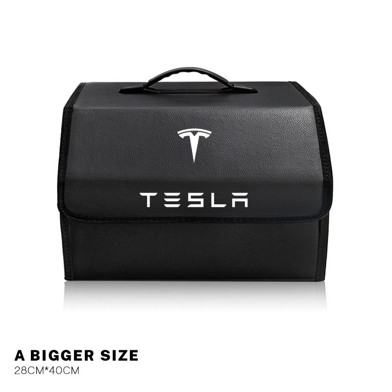 Car Trunk Travel Storage Box Foldable Suitcase Accessories For Tesla Model 3 Model S Model X Model Y Cybertruck Roadster SpaceX