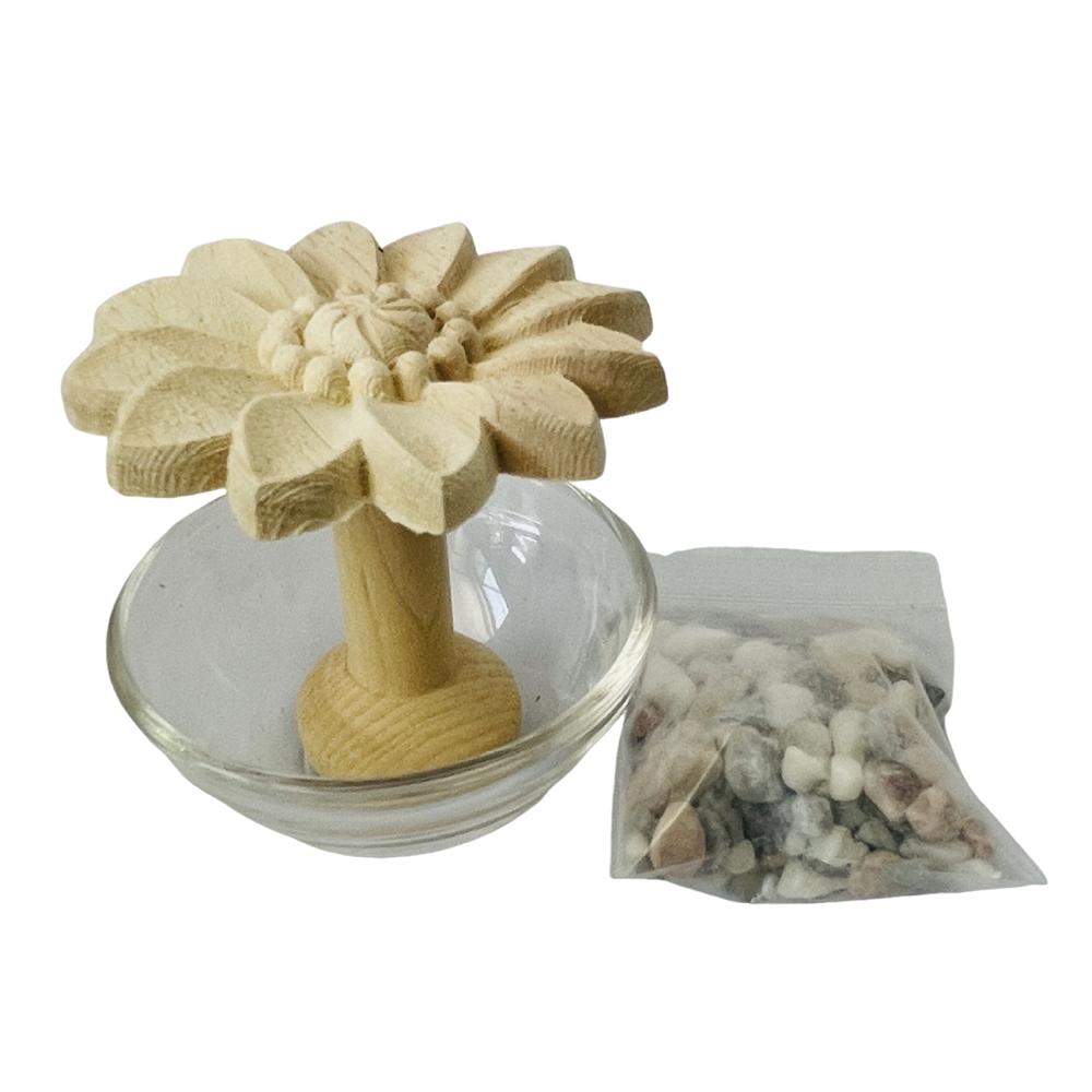 DIY Flower Shape Aromatherapy Diffuser Refillable Essential Oils Containers  Room