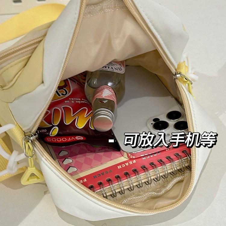 2025 осень новая прозрачная сумка-мессенджер повседневная простая студенческая модная сумка-боль сумка персонализированная сумка для мобильного телефона