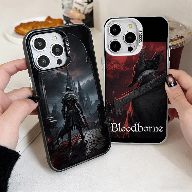 B-Bloodborne Game Soft Phone Case for iPhone 15 16 17 Pro Max 17Air 16E 14 Plus 13 12 Mini Shockproof Cover Back Shell