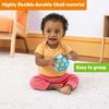 Bright Starts Oball Rattle Baby Toy Blue 12281 Soft Ball Stroller Teether Newborn Gift