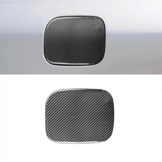 Soft Carbon Fiber Car Side Fuel Tank Cap Cover Sticker For Toyota Corolla 06-12