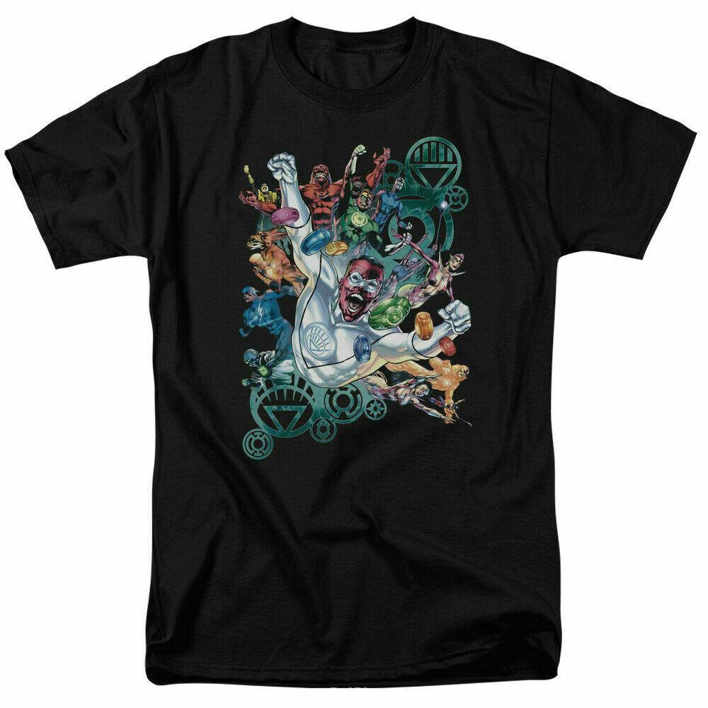 26 Green Lantern Lanterns Unite T Shirt Licensed Comic Book Tee Black Unisex T-Shirt