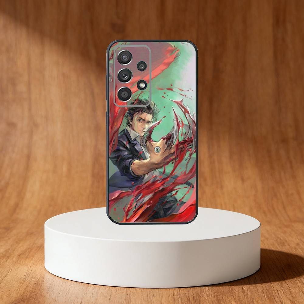 Anime P-Parasyte Phone Case For Samsung S25,S24,S21,S22,S23,S30,Ultra,S20,Plus,Fe,Note,10,9,5G Black Cover