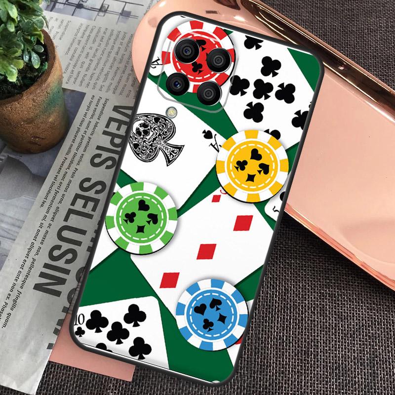 CASINO PLAYING CARDS COLLECTION Case For Samsung Galaxy M20 M15 M55 M31s M51 M21 M11 M13 M33 M53 M52 M32 M12 M14 M34 M54