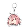 Camp Face Stamp Keychain Nadeshiko Kagamihara Laid-Back