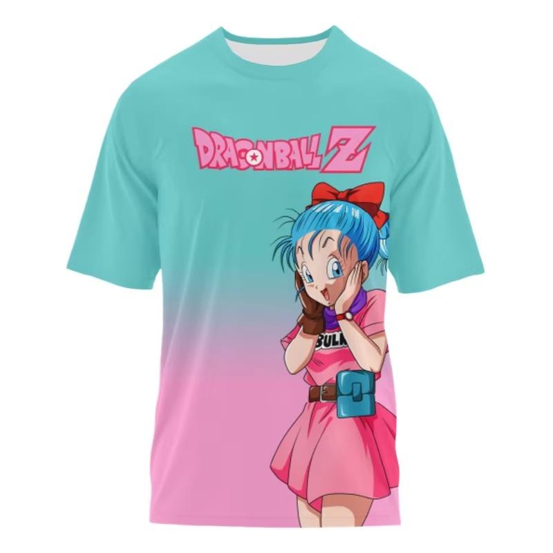 Летняя футболка Dragon Ball Детские Топы Футболка Аниме Фигурки Сон Гоку Супер Сайян Футболка Мальчики Футболки Детская Одежда Короткий Рукав