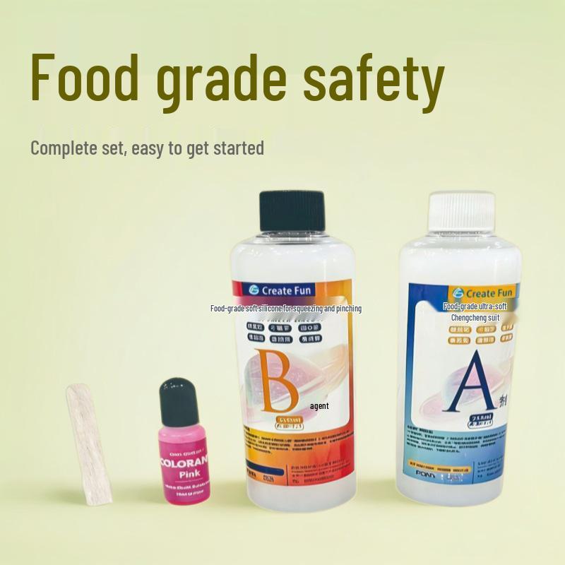 AB Silicone Food-Grade Beginner DIY Decompression Squishy Toy Material Pack