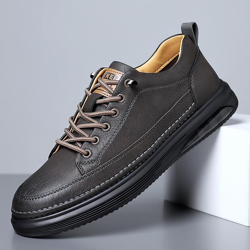 Fashion Stylish Men's Casual Leather Sneakers New Trend Sport Shoes Casual Shoes Four Season Male Skateboard Footwear Tenis Masculino