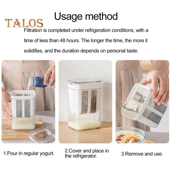 Греческая йогуртница и сито для сыра Фильтр для йогурта без бисфенола А с сеткой из нержавеющей стали 37 унций герметичный набор для самостоятельного приготовления йогурта съемная сетчатая корзина для орехов