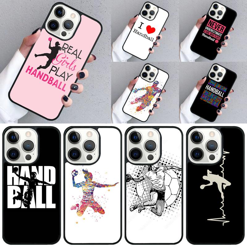 Handball Sport Phone Case For iPhone 17 Air 16 16e 15 13 14 Pro Max 11 12 Plus 2022 MAX Shell Cover coque