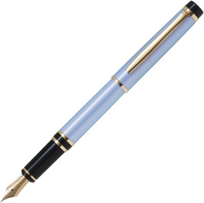 Перьевая ручка Pilot Grance Жемчужно-голубая Тонкое Среднее (FM) Перо FGRC-12SR-PLFM с конвертером